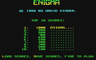 C64 GameBase Enigma (Public_Domain) 1988