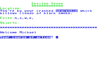 C64 GameBase Epsilon_Seven (Public_Domain) 1988