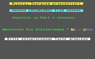 C64 GameBase Erkundungsflug Supersoft