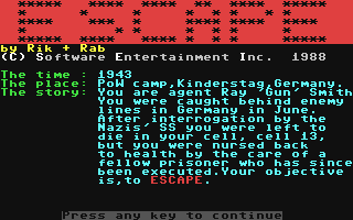 C64 GameBase Escape! Argus_Specialist_Publications_Ltd./Commodore_Disk_User 1988