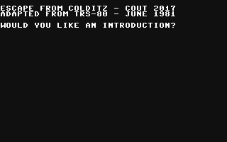 C64 GameBase Escape_from_Colditz (Not_Published) 2017
