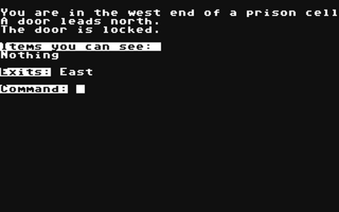 C64 GameBase Escape_from_the_Dungeons_of_the_Gods The_Guild_Adventure_Software