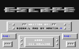 C64 GameBase Escape Kelline 1986