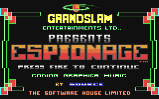 C64 GameBase Espionage Grandslam_Entertainment_Ltd. 1988