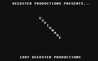 C64 GameBase Espionage Deekster_Productions 1987