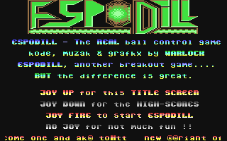 C64 GameBase Espodill [Electric_Boys_Entertainment_Software_(EBES)] 1991