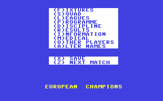 C64 GameBase European_Champions Challenge_Software 1990
