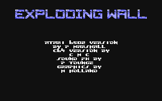 C64 GameBase Exploding_Wall Byte-Back 1989