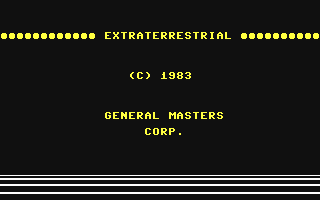 C64 GameBase Extraterrestrial ALA_Software 1983
