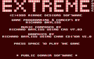 C64 GameBase Extreme_Force Binary_Zone_PD 1999