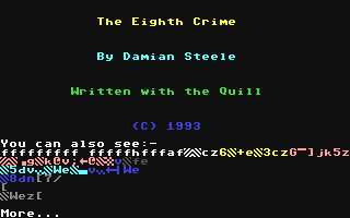 C64 GameBase Eighth_Crime,_The The_Adventure_Workshop 1993