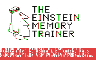 C64 GameBase Einstein_Memory_Trainer,_The Avant-Garde_Publishing_Corporation 1984
