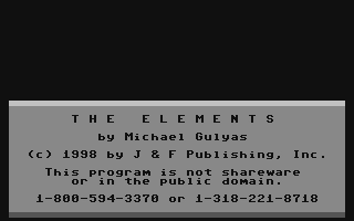 C64 GameBase Elements,_The Loadstar/J_&_F_Publishing,_Inc. 1998