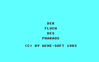 C64 GameBase Fluch_des_Pharaos,_Der Wicosoft 1984
