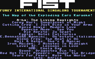 C64 GameBase FIST_-_First_International_Singalong_Tournament (Public_Domain) 2017
