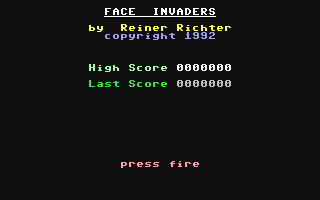 C64 GameBase Face_Invaders RUN 1992