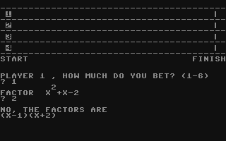 C64 GameBase Factor_Race 1983