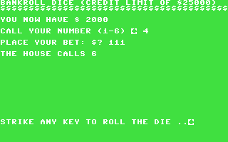C64 GameBase Fair_Dice_Game Tab_Books,_Inc. 1985