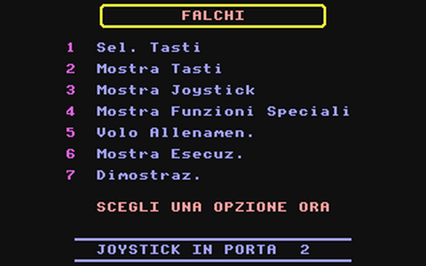 C64 GameBase Falchi Pubblirome/Game_2000 1987