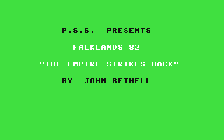 C64 GameBase Falklands_82 PSS_(Personal_Software_Services) 1985