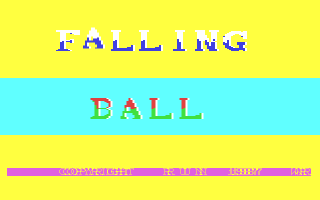 C64 GameBase Falling_Ball CW-Publikationen_Verlags_GmbH/RUN 1987