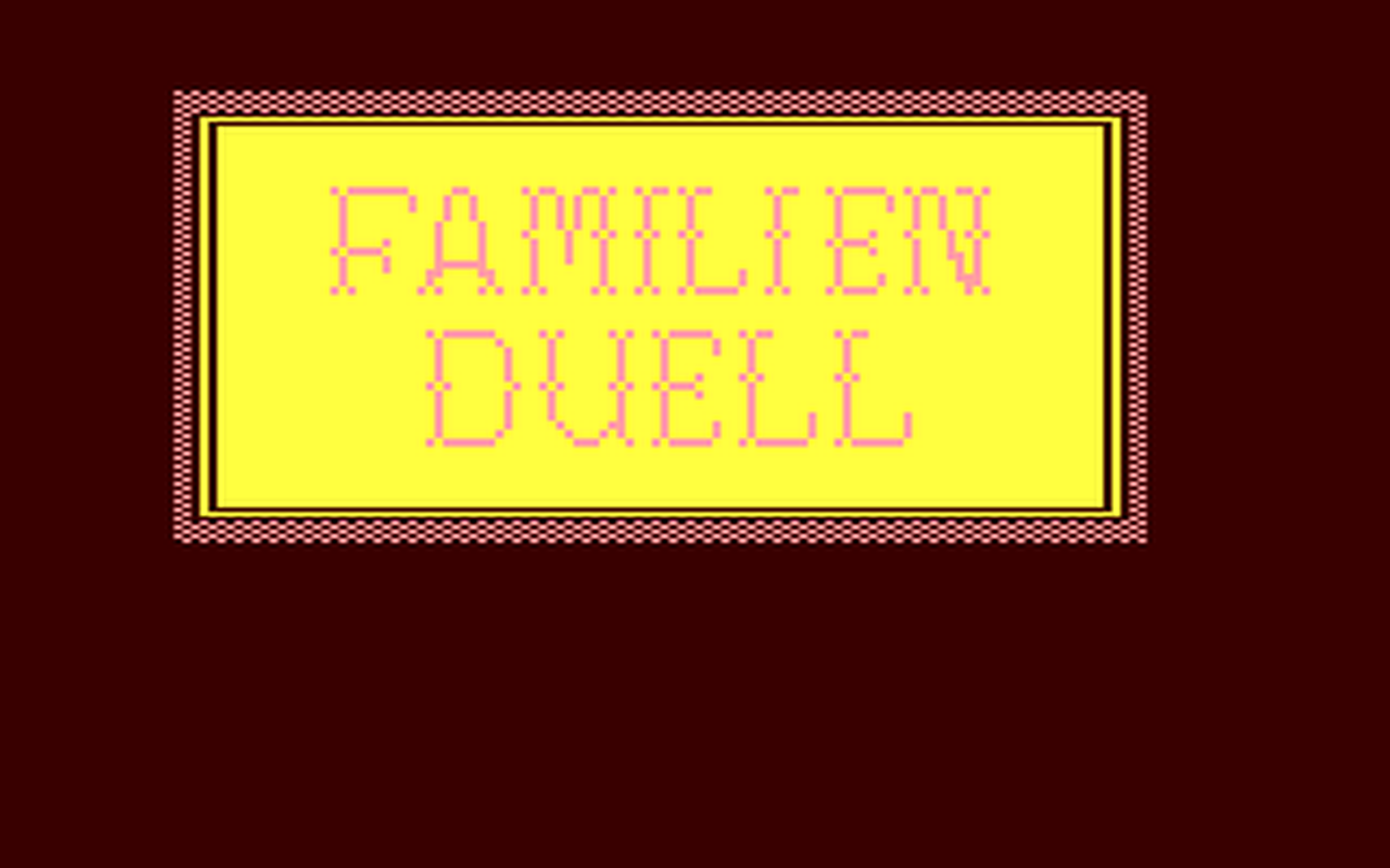 C64 GameBase Familienduell PCSL_Software_GmbH 1992