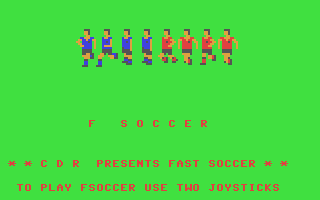 C64 GameBase Fast_Soccer (Not_Published)