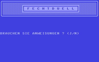 C64 GameBase Fechtduell