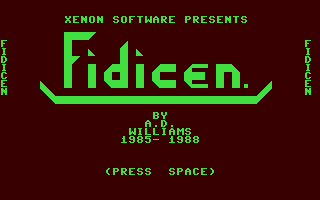 C64 GameBase Fidicen Xenon_Software 1988
