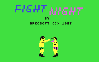 C64 GameBase Fight_Night Tronic_Verlag_GmbH/Computronic 1986