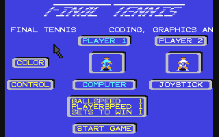 C64 GameBase Final_Tennis CP_Verlag/Game_On 1989