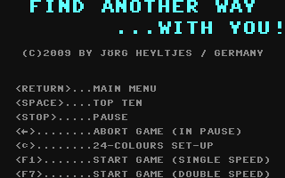 C64 GameBase Find_Another_Way_...With_You! (Public_Domain) 2009