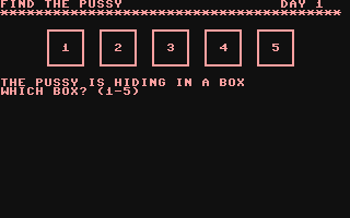 C64 GameBase Find_the_Pussy (Public_Domain) 2018