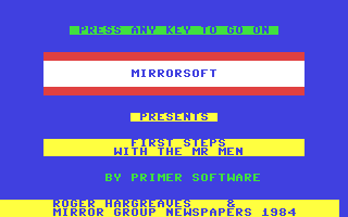 C64 GameBase First_Steps_with_the_Mr._Men Mirrorsoft_Ltd. 1984