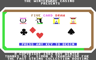 C64 GameBase Five_Card_Draw (Public_Domain) 1984