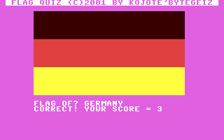 C64 GameBase Flag_Quiz (Public_Domain) 2001
