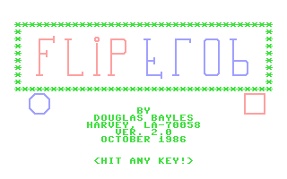 C64 GameBase Flip_Flop (Public_Domain)