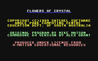 C64 GameBase Flowers_of_Crystal Satchel_Software 1989