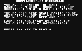 C64 GameBase Flying_Saucer_Attack! Reston_Publishing_Company,_Inc. 1984