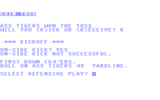 C64 GameBase Football_84 1984