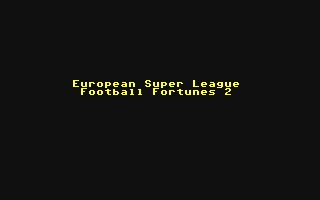 C64 GameBase Football_Fortunes_II_-_European_Super_League CDS_Software_Ltd.
