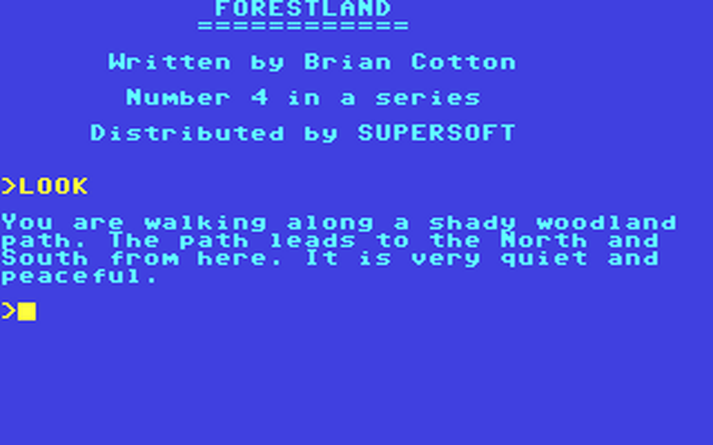 C64 GameBase Forestland Supersoft 1983