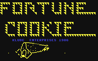 C64 GameBase Fortune_Cookie 1986
