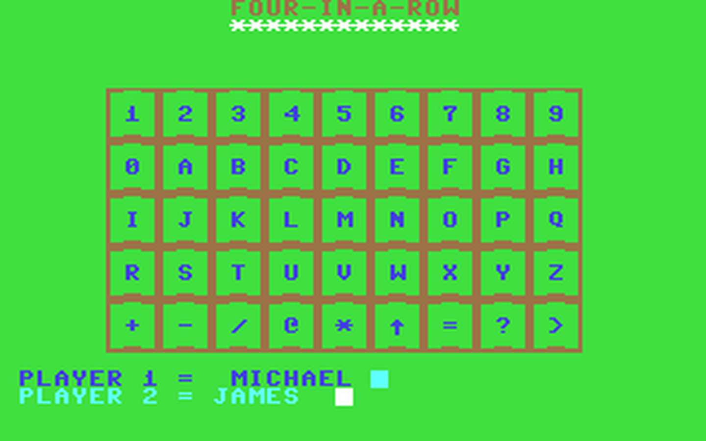 C64 GameBase Four-in-a-Row PCW_(Popular_Computing_Weekly)/Sunshine_Publications_Ltd. 1984