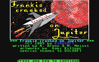 C64 GameBase Frankie_Crashed_on_Jupiter Kingsoft 1985