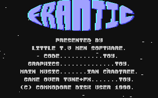 C64 GameBase Frantic Commodore_Disk_User/Alphavite_Publications_Ltd. 1991
