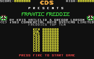C64 GameBase Frantic_Freddie CDS_(Commercial_Data_Systems_Ltd.) 1983