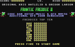 C64 GameBase Frantic_Freddie_II (Public_Domain) 2019