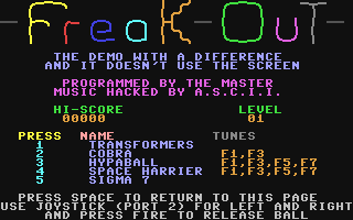 C64 GameBase Freak_Out (Public_Domain) 1988