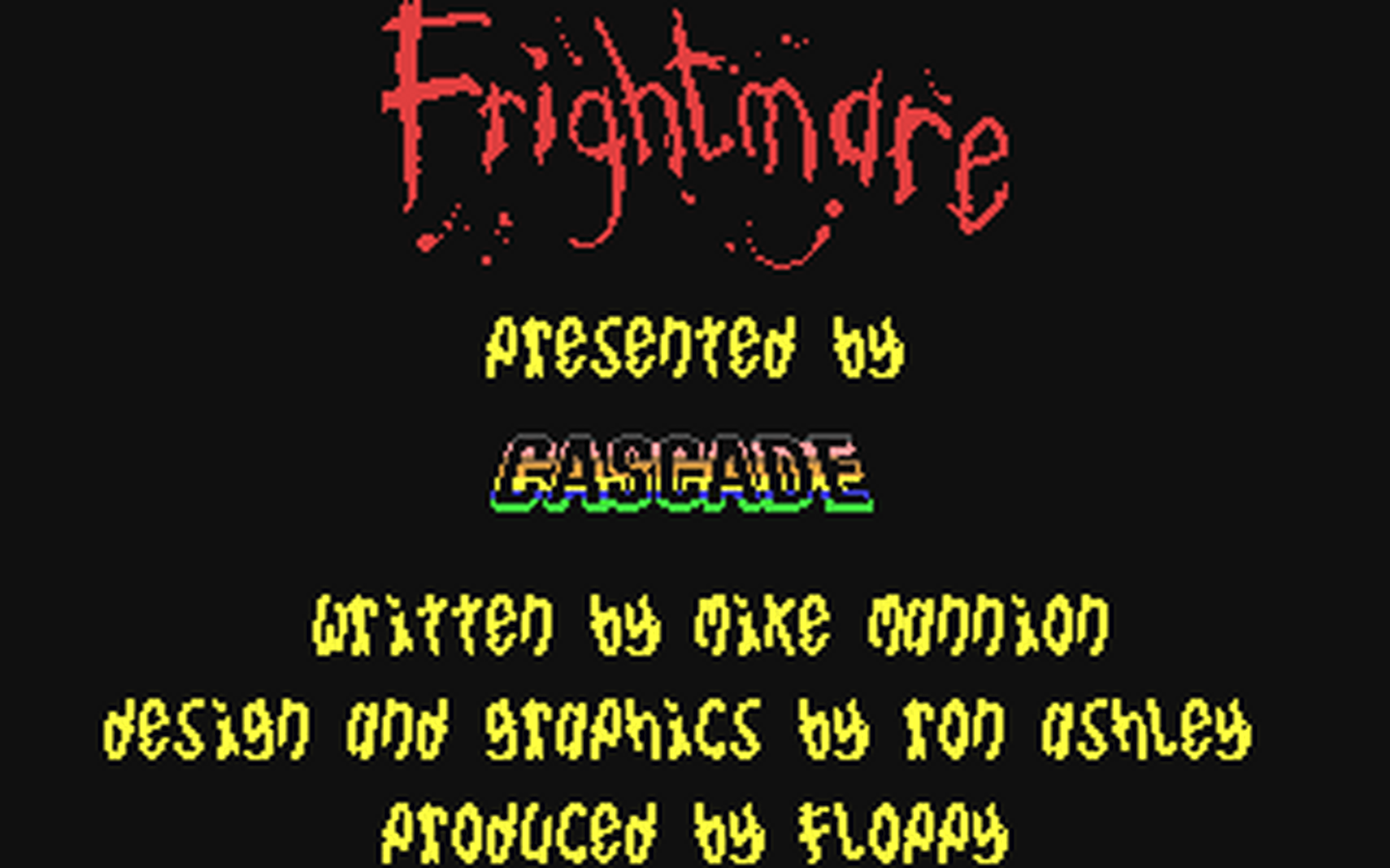 C64 GameBase Frightmare Cascade_Games_Ltd. 1988